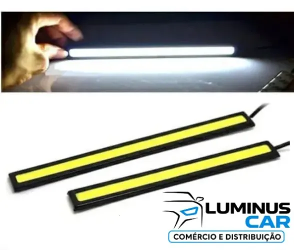Par de Barrinha de Led Branco à Prova d´agua