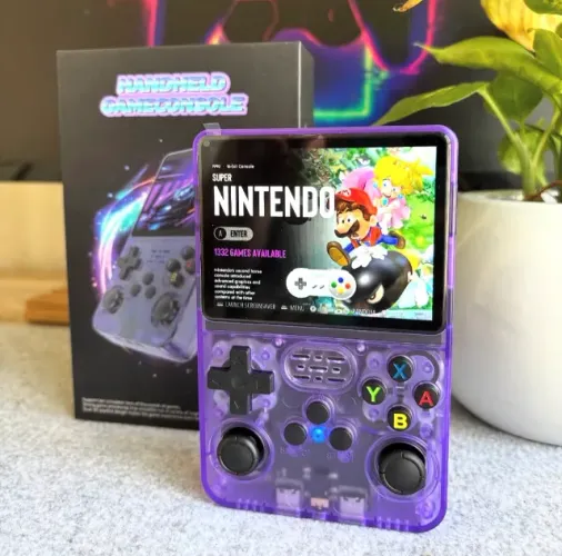 Console Portátil R36S - Presente de Natal - Clássicos sempre à mão 