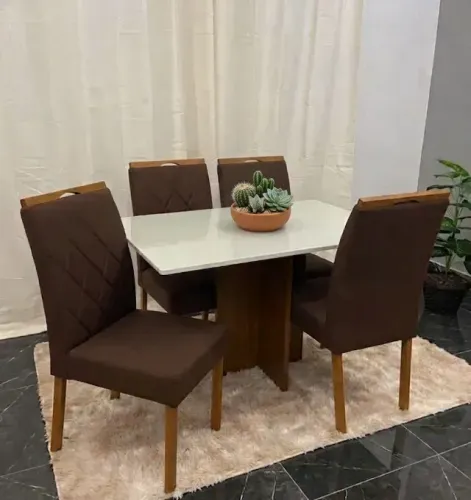 Mesa de Jantar Los Angeles com 4 Cadeiras  
