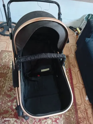 Carrinho de bebê Moisés com bebê conforto 