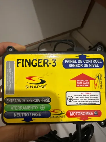 Caixa de Comando Módulo Finger-3 Sinapse + Sensor de Nível Capacitivo (Peças de Reposição)