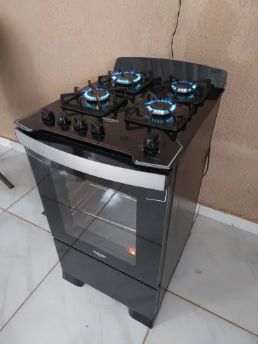 Fogão Dako mesa vidro automático