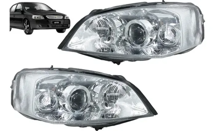 Farol Astra Cromado 2004 2005 2006 2007 2008 2009 2010 2011