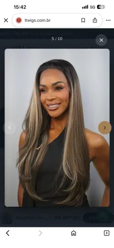 Lace front luxo