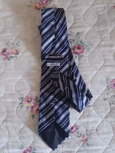 Gravata Masculina Concept - Fatto a Mano (Feita à Mão) Listrada Roxo