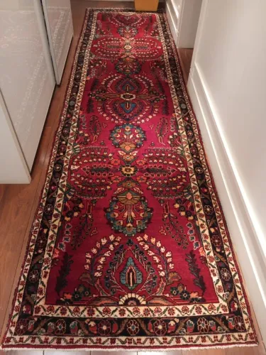 Tapete persa passadeira Hamadan-A 4,20 x 1,12