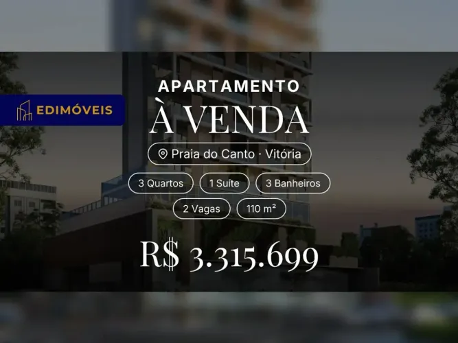 Viva com sofisticação em Praia do Canto: apartamento com piscina e espaço gourmet!