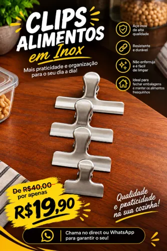 Clips para alimentos Tok Stok