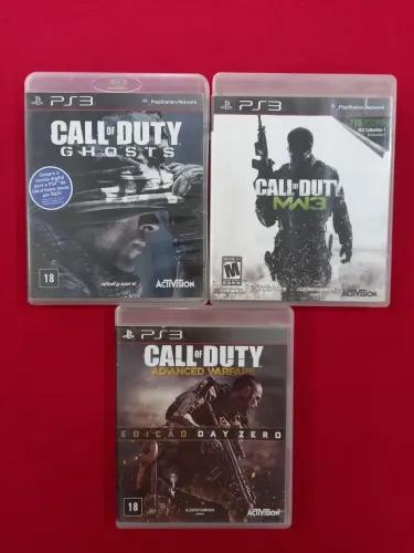 Jogos ps3 - 03 jogos Call Of Duty por R$ 89,00