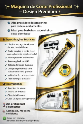 Máquina para acabamento, para cabelos