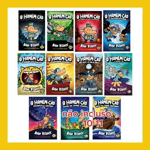 Coleção Livros 1-9 : Homem Cão (leia a descrição