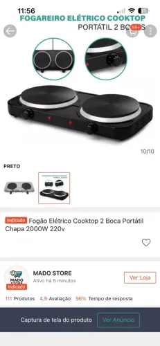 Vende-se fogão elétrico