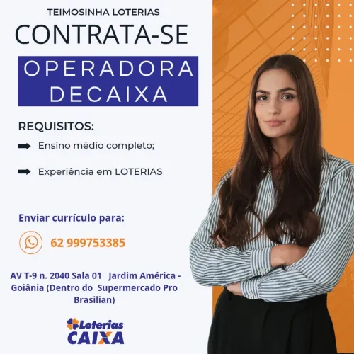 Operadora de caixa 