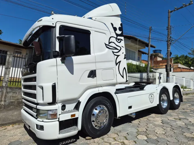 Scania R 124 cavalo 360 suspencao pneumatica