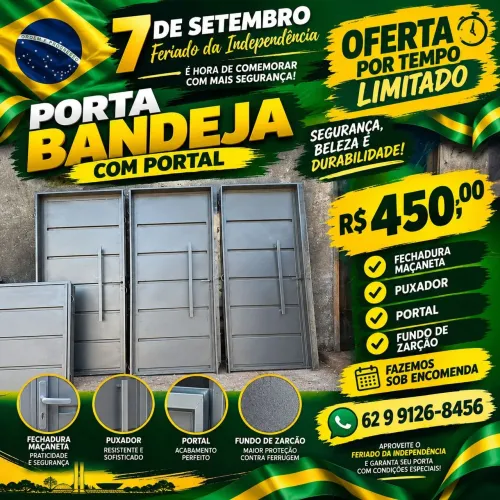 Portas Bandejas R$450