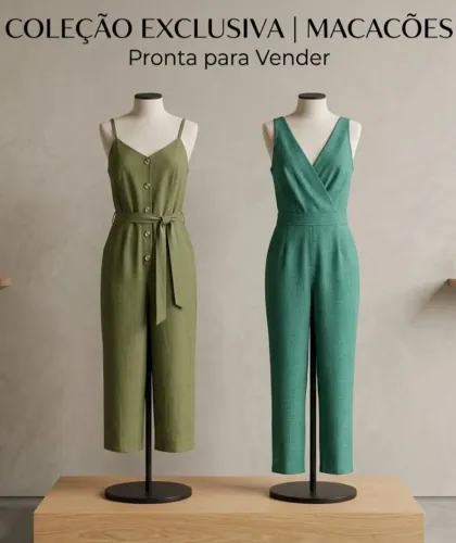 Macacão longo feminino estiloso