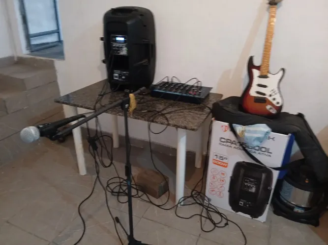 Caixa amplificada 600 w haionik