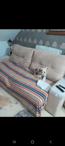 Sofá retrátil 4 lugares
