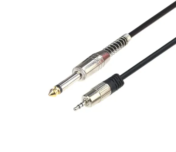 Cabo P10 Mono p/ P2 Estéreo 1,8m Profissional MXT 5,5mm