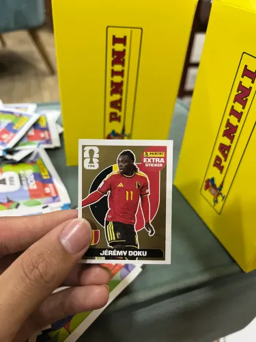 Figurinha Extra Dourada Copa do Mundo