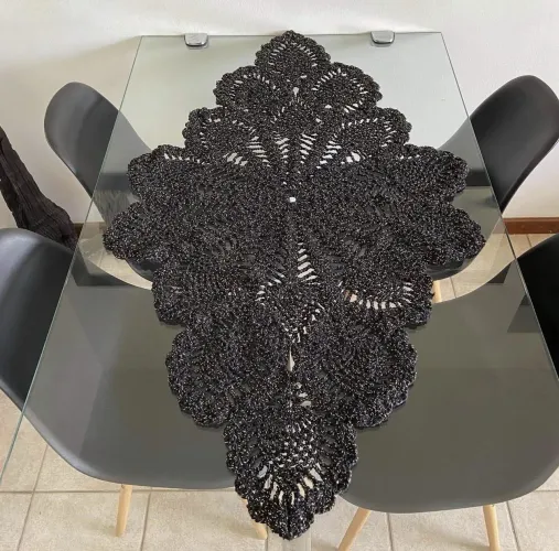 Mesa de parede com pé de inox - Não acompanha cadeiras