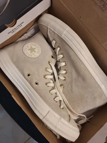 Tênis Converse All Star Suede Amendoa 40 