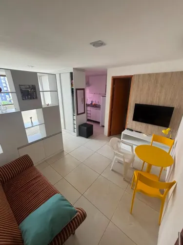 EC-alugo flat mobiliado, 01 quarto, em boa viagem, predio novo com lazer