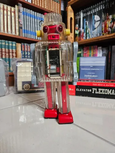 Robot Ranger Anos 60 Vintage Acrílico Transparente