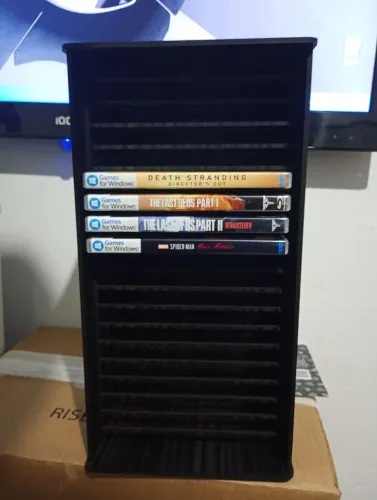 Suporte De Jogos / Case - Playstation / Xbox e DVDS