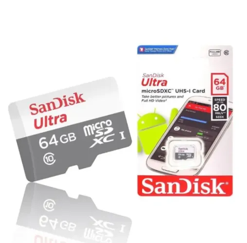 Cartão de Memória 64gb Sandisk ultra