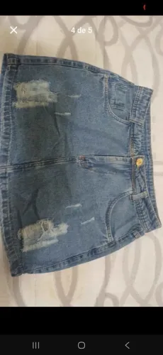 Saia jeans