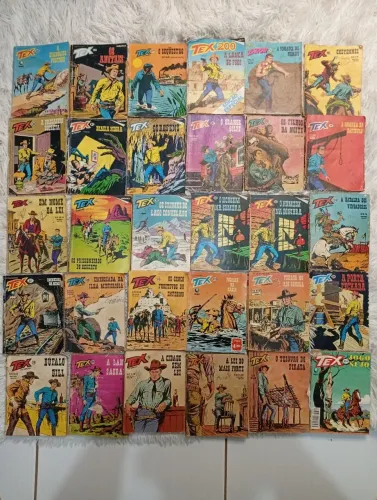 Lote de gibis Tex