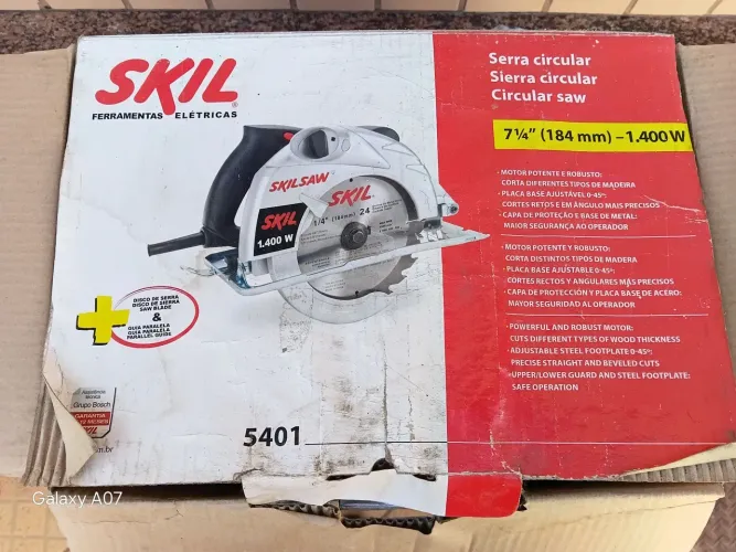 Serra circular 7 1/4" 184mm - 1400 W Skil 5401