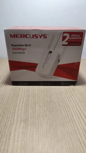 [SEMINOVO] Repetidor Wi-Fi Mercusys 300Mbps MW300RE - Completo na Caixa