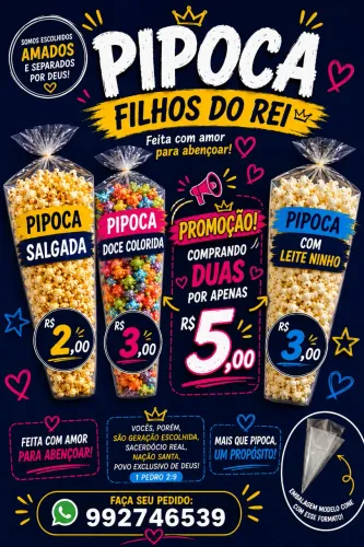 Pipoca doce