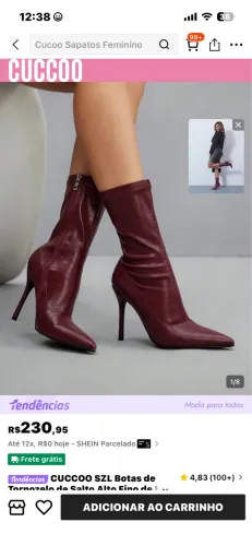 Vendo bota usada só uma vez