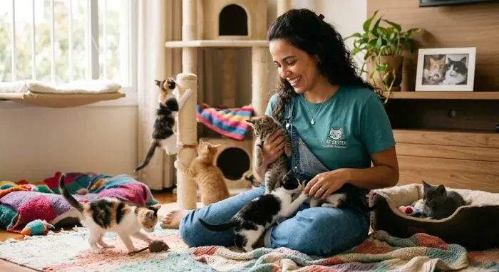 Cat Sitter - Cuidadora Gatos
