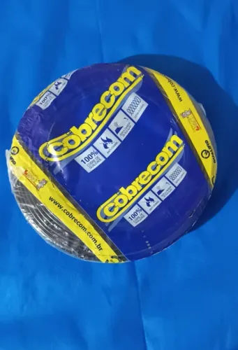 Fio Cabo Flex 2,5mm Unipolar 100m Antichamas Cobrecom