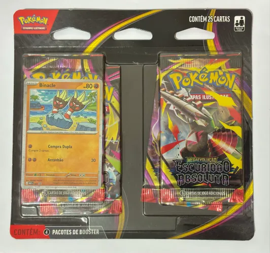 Blister Quádruplo Mega Evolução 5 Escuridão Absoluta 