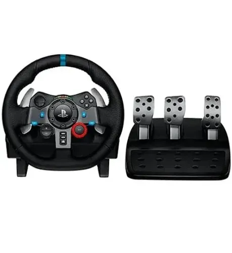 Logitech G29 + Pedais + Suporte PS5 PS4 PC Excelente Estado