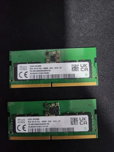 Memória RAM DDR5 8GB 4800mhz Dell Original