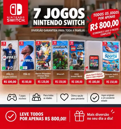 Jogos Nintendo Switch