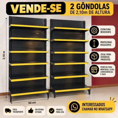 Gôndolas para minimercado/ loja