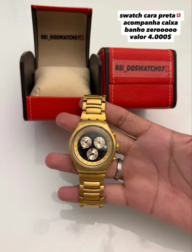 Swatch cara preta tradicional zerooooo