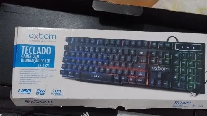Teclado de computador Semi Mecânico 