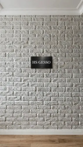 Tijolinhos em gesso placa 3D rústico