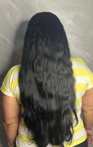 Cabelo humano - Preto 