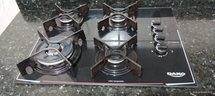COOKTOP DAKO 4 BOCAS. A RETIRAR , NÃO ENTREGO 