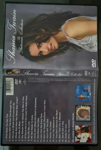 DVD Shania Twain the platinum collection