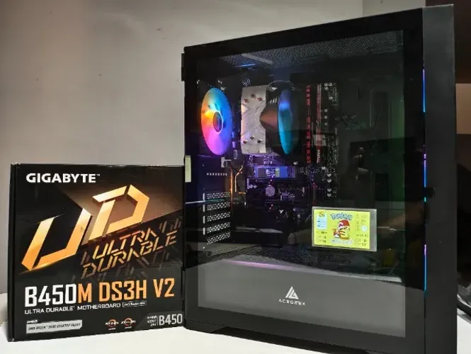 Pc gamer Ryzen 5 5600G, 16GB ram DDR4, AMD Vega 7, tela monitoramento, parcelo no cartão